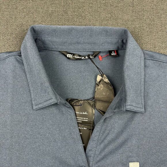 Travis Mathew Shirt Top Women's XL Blue Polo‎ Golf Idaho Medical NWT - Picture 5 of 11